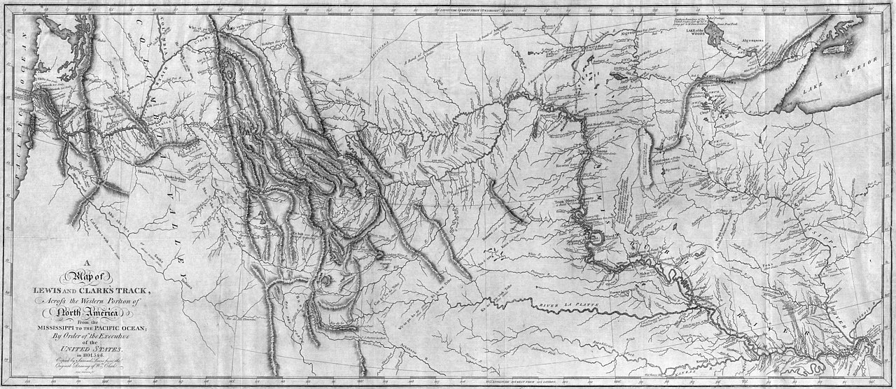 Map-of-Lewis-and-Clark's-Track-Across-the-Western-Portion-of-North-America-published-1814 - Wikipedia